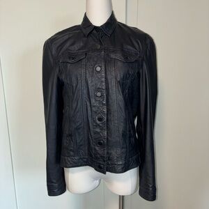 ATM Anthony Thomas Melillo Black Leather Jacket